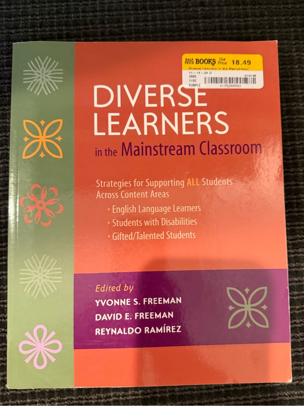 Diverse Learners in the Mainstream Classroom.